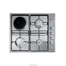 ELBA 3 Gas Hob and One Hot Plate - Silver- EBHB60311XE Buy ELBA Online for specialGifts