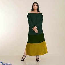 Slab Linen Multi Colours Off- SHOULDER  Dress Buy INNOVATION REVAMPED Online for specialGifts