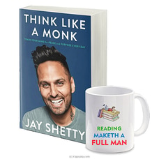 Readers` Delight Bundle: Book And Mug Combo 02 ; THINK LIKE A MONK Buy Books Online for specialGifts