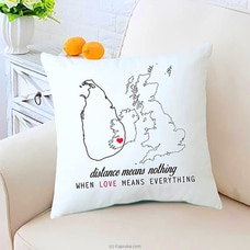 Distance Means Nothing - Hugs From Uk - Huggable Pillow Buy Best Sellers Online for specialGifts