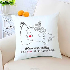 Distance Means Nothing - Hugs From Canada - Huggable Pillow Buy Best Sellers Online for specialGifts