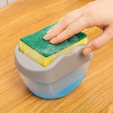 Press Soap Dispenser with Sponge Dishwashing Liquid Container Buy Household Gift Items Online for specialGifts