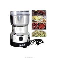 Nima 2 in 1 Electric Spice Grinder - Silver With Metal blade Buy Nima Online for specialGifts