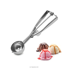 Stainless Steel Ice Cream Scoop Non-Stick Fruit Ball Spoon at Kapruka Online