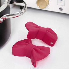 Kitchen Gadgets 2 Pairs Bowknot Silicone Insulation Clips Buy Household Gift Items Online for specialGifts
