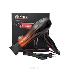 Gemei 1800W Professional Hair Dryer GM-1719 Blow Hot Air style with Nozzles at Kapruka Online