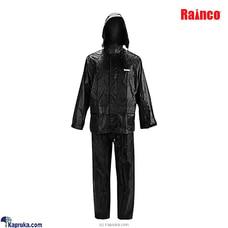 Unisex Rainco Black Super Force Raincoat - Small at Kapruka Online