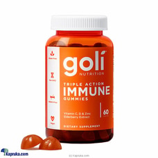 Goli Triple Action Immune Gummies 60Pcs at Kapruka Online