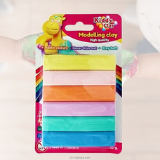 Clay 6 Pastel Colours Flat Sticks 60g Blister - MDG Buy On Prmotions and Sales Online for specialGifts