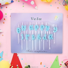 HAPPY  BIRTHDAY CANDLES - BLUE Buy candles Online for specialGifts