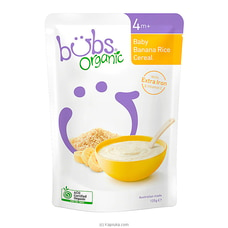Bubs Organic Baby Banana Cereal -  4 Months + - 125g Buy baby Online for specialGifts