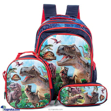 Jurassic World School Bag 3 In 1 Backpack For Boy at Kapruka Online