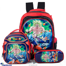 Dragon Ball School Bag 3 In 1 Backpack For Boy Buy childrens Online for specialGifts