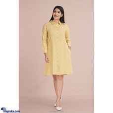 Cotton Silk Pintuck Shirt Dress Buy INNOVATION REVAMPED Online for specialGifts