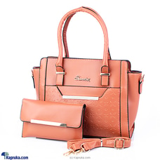 Women`s Fashion Handbag With Purse -  Khaki Buy Fashion | Handbags | Shoes | Wallets and More at Kapruka Online for specialGifts