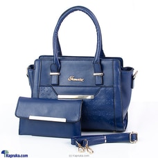 Women`s Fashion Handbag With Purse -  Blue  Online for specialGifts