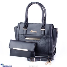 Women`s Fashion Handbag With Purse - Black  Online for specialGifts