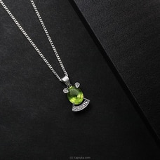 TASH GEM AND JEWELLERY BALLERINA PERIDOT SILVER NECKLACE TS-KA22 Buy Tash gem and jewelry Online for specialGifts