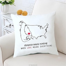 Distance Means Nothing - Hugs From USA - Huggable Pillow Buy Soft and Push Toys Online for specialGifts