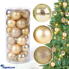 Gold Christmas Balls - Christmas Tree Decoration Ornaments Buy Household Gift Items Online for specialGifts