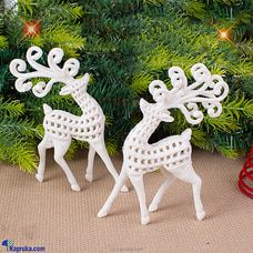 2 Piece Reindeer Christmas Decorations Buy Christmas Online for specialGifts
