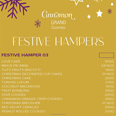 Cinnamon Grand Festive Hamper 03 Buy Cinnamon Grand Online for specialGifts