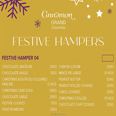 Cinnamon Grand Festive Hamper 04 Buy Cinnamon Grand Online for specialGifts