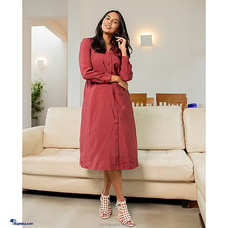 Lillian Midi Dress -Maroon Buy JOEY CLOTHING Online for specialGifts