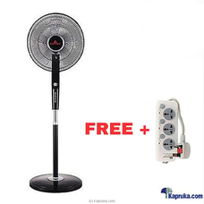 Bright 5 Blade Stand Fan with Free Power Extension Wire Cord at Kapruka Online
