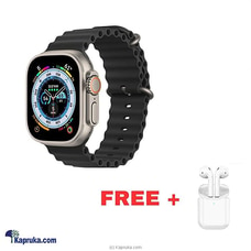 Ultra 8max Full Screen Smart Watch with Ear Buds Free Buy Online Electronics and Appliances Online for specialGifts