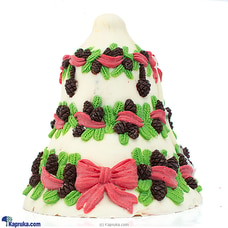 Shangri-La White Chocolate Embrossed Christmas Bell Large Buy New Additions Online for specialGifts