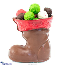 Shangri -La Milk Chocolate Santa Boot With Chocolate Truffles 1Pc Buy New Additions Online for specialGifts