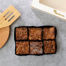 Kapruka Chocolate Chip Brownies - 6 Pieces Buy Chocolates Online for specialGifts