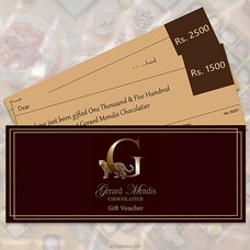 Gerard Mendis Chocolatier Gift Vouchers Buy Gift Vouchers Online for specialGifts