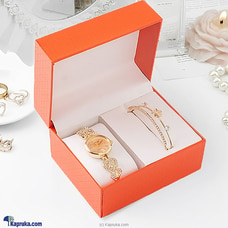Gold Color Watch With Bangle Buy Jewellery Online for specialGifts