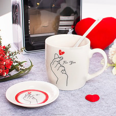 `For You ` Mug With Saucer Gift Set For Him/Her Buy Household Gift Items Online for specialGifts