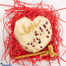 Java Big Diamond White Heart Buy Chocolates Online for specialGifts