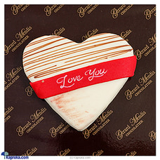 Love You- Praline White Chocolate Heart (GMC) Buy Chocolates Online for specialGifts