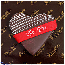 Love You- Praline Dark Chocolate Heart (GMC) Buy Chocolates Online for specialGifts