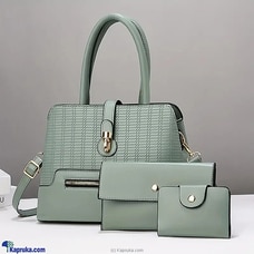 SHOULDER BAG TOP HANDLE SATCHEL BAGS PURSE SET 3PCS-OLIVE GREEN Buy Fashion | Handbags | Shoes | Wallets and More at Kapruka Online for specialGifts