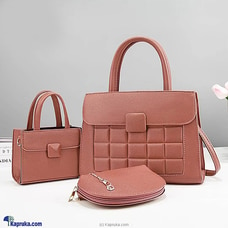 Ultimate HandBag Combo 3PCS - Pink Buy New Additions Online for specialGifts