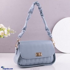 ELEGANCE PETITE QUILTED HANDBAG - BLUE Buy Fashion | Handbags | Shoes | Wallets and More at Kapruka Online for specialGifts