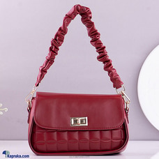 ELEGANCE PETITE QUILTED HANDBAG - RED Buy Fashion | Handbags | Shoes | Wallets and More at Kapruka Online for specialGifts