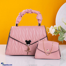 Fashion Upgrade 2PCS Crossbody Hand Bag - Pink Buy valentine Online for specialGifts