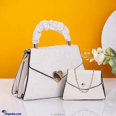 Fashion Upgrade 2PCS Crossbody HandBag - White Buy Fashion | Handbags | Shoes | Wallets and More at Kapruka Online for specialGifts