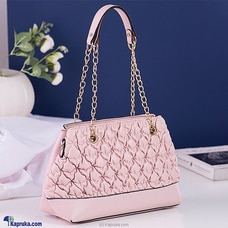 Chain Weave Shoulder HandBag - Pastel Pink Buy Fashion | Handbags | Shoes | Wallets and More at Kapruka Online for specialGifts
