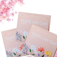 TOFO Gift Voucher Buy New Additions Online for specialGifts