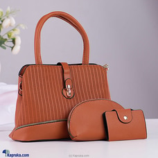 Satchel Trio HandBag 3PCS - Brown Buy Fashion | Handbags | Shoes | Wallets and More at Kapruka Online for specialGifts