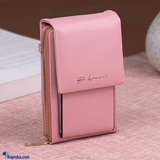 Multifunctional Crossbody Bag With Zipper Pocket - Pink Buy Fashion | Handbags | Shoes | Wallets and More at Kapruka Online for specialGifts