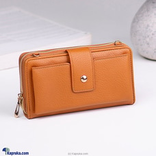 High Capacity Crossbody Bag With Zipper Pocket - Brown  Online for specialGifts